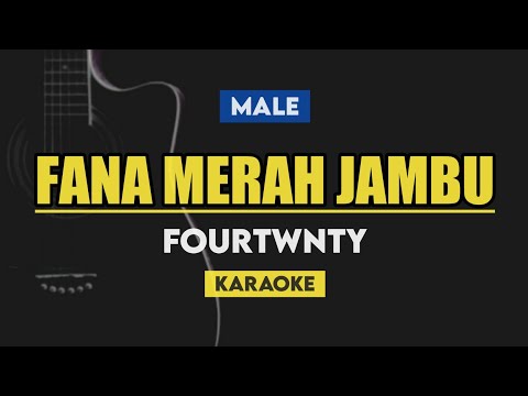 Fana Merah Jambu - Fourtwnty (Karaoke Acoustic)