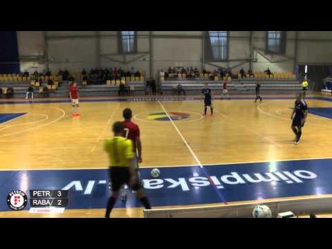 Spēles FC PETROW - FK RABA pirmais puslaiks spēles tiesnešu izpildījumā
