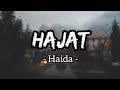Hajat - Haida (Lirik)