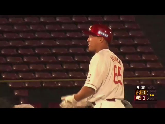 【ファーム】チャンスメイク!! イーグルス・堀内謙伍 先制点に繋がる盗塁を成功させる!!  2024年4月28日 東北楽天ゴールデンイーグルス 対 読売ジャイアンツ