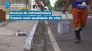 Vídeo: Serviço de Infraestrutura trazem mais qualidade de vida