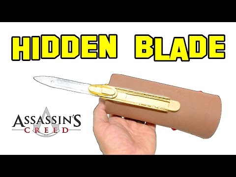 Top Homemade Weapon (Popsicle Sticks) - Hidde Blade Assassin´s Creed