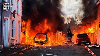Unrest overnight in Belfast as homes and cars set on fire