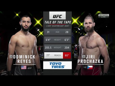 Dominick Reyes vs Jiri Prochazka full fight