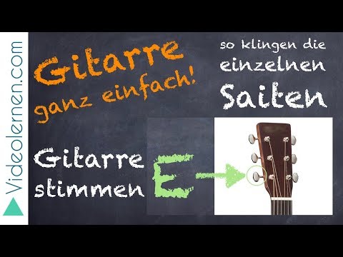 🎸Gitarre stimmen - so klingen die Saiten