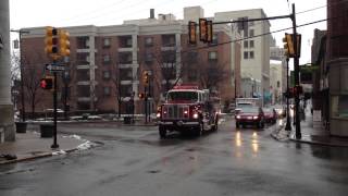 preview picture of video 'UNIONTOWN, PA FIRE DEPARTMENT 40 ENGINE 1 & ADVANCED LIFE SUPPORT AMBULANCE RESPONDING IN UNIONTOWN.'