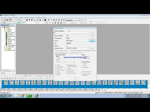 How to upload backup from Mitsubishi HMI E1070