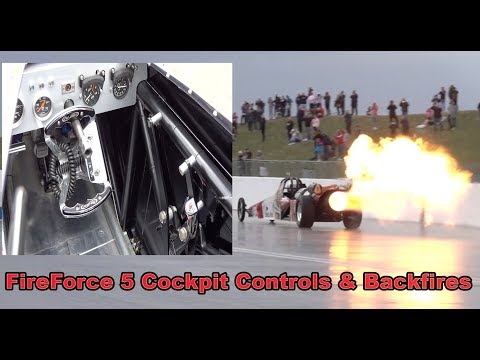 JET CAR - FireForce 5 Cockpit Controls And Backfire
