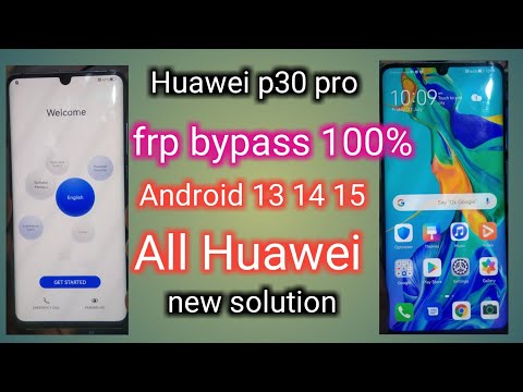 huawei p30 pro frp bypass  100% working | All huawei frp unlock offline | huawei p30 frp unlock 2025