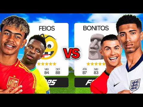FIZ 1 TIME de FEIOS vs BONITOS no EAFC 25 com MINHA NAMORADA