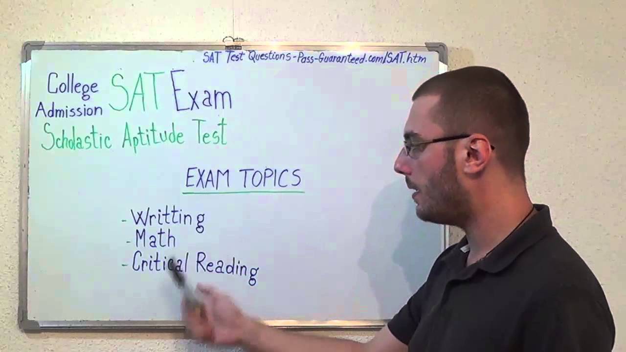 SAT Test Questions Exam PDF Answers