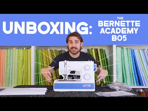 Bernette B05 Academy Unboxing | Sewing Machine Review