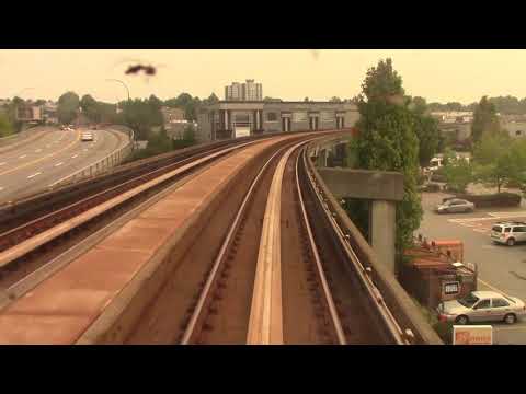 Vancouver Expo Line Sky Train Ride: Burrard to Lougheed Town Centre
