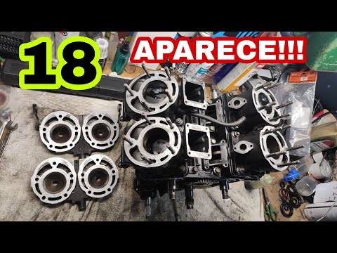 18 Aparece Circlip!!😃 Montar los 4 cilindros motor Yamaha RD500