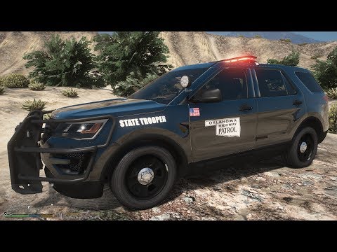 GTA 5 Live PD - Oklahoma Highway Patrol - Ford Explorer - Speed Enforcement (LSPDFR) NVE