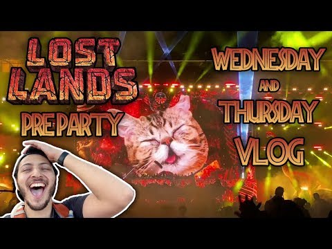 Lost Lands 2019 DAY 1 & 2 VLOG | PREPARTY & EXTRA Early Arrival