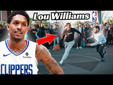 SNEAKING NBA Legend Lou Williams Into A Park Run... (ft. Dwight Howard)