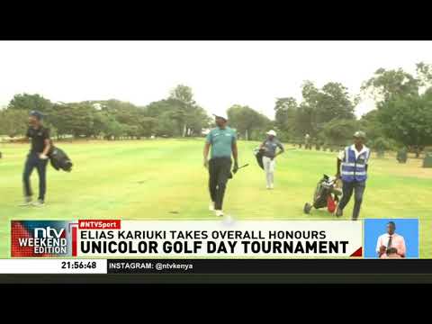 Elias Kariuki wins the Unicolour Golf Day tournament in Ruiru, Kiambu County