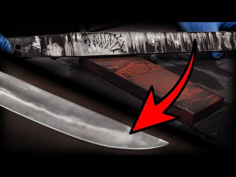 Polishing my Wakizashi