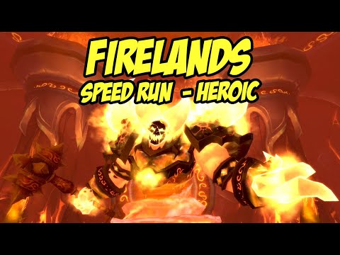 WoW BfA 8.3 : Raid Solo - Firelands Speed Run - HEROIC 25 🙏