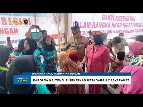 DORONG PENURUNAN ANGKA STUNTING, POLDA KALTENG GELAR GEBYAR POSYANDU PRESISI