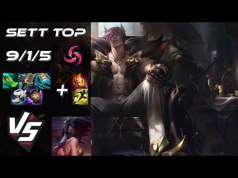 TOP Sett vs Akali - NA Challenger Patch 25.S2.2
