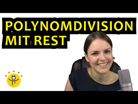 POLYNOMDIVISION mit Rest – schräge Asymptote einer gebrochen rationalen Funktion