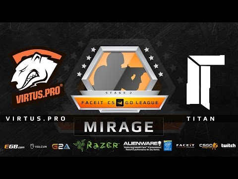 Virtus.pro vs Titan - Mirage (FACEIT League 2015 Stage 2 EU)