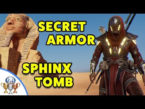 Assassin's Creed Origins - Sphinx SECRET Tomb - How to Get Legendary ISU ARMOR  in Sphinx Mystery