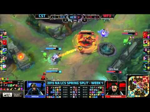 [Highlights] Coast vs Winterfox NA LCS Spring 2015 W1D2   CST vs WFX