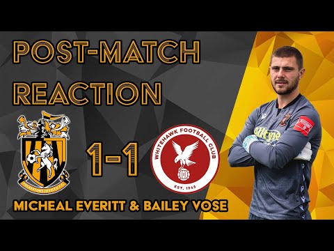 Reaction | Micheal Everitt & Bailey Vose | Folkestone Invicta 1-1 Whitehawk (4-3 on penalties)