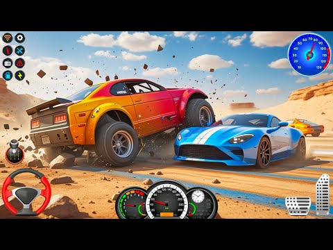 Demolition Derby Modified Muscle Cars Crash Stunt Racing Arena Battle Simulator - Android Gameplay.