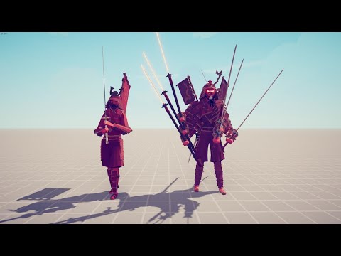 EMPEROR & SHOGUN vs EVERY MODDED UNITS Totally Accurate Battle Simulator TABS