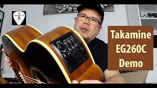 Video thumbnail for Takamine EG260C Acoustic Electric Guitar Review Demo by Edwin-E