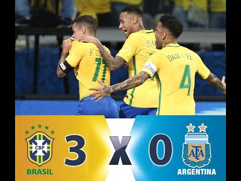 Brasil 3 x 0 Argentina ● WC Qualifiers 2017 Extended Goals & Highlights HD