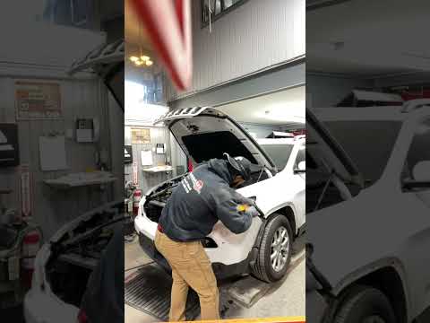 2017 Jeep Cherokee front cover removal #shorts