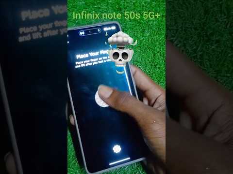👎🤯☠️infinix note 50s 5G plus in display fingerprint Kaise set Karen batao🥶