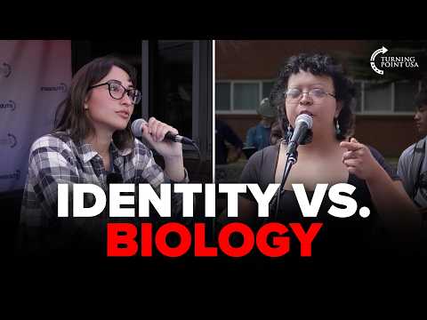 Chloe Cole in gesprek met studente over gender en transitie