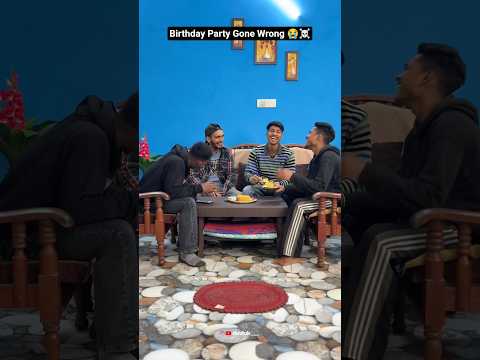 Birthday Party Gone Wrong 😭☠️ #shorts #funny #comedy #comedyshorts #ytshorts