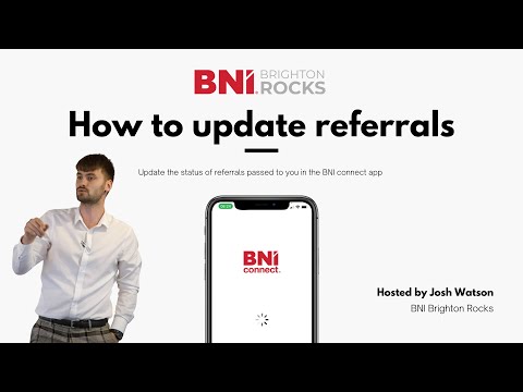 BNI Tips and Tricks | How to update a referral in the BNI app