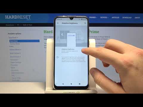 How to Enable Automatic Brightness in ZTE Blade 10 Prime – Access Display Settings