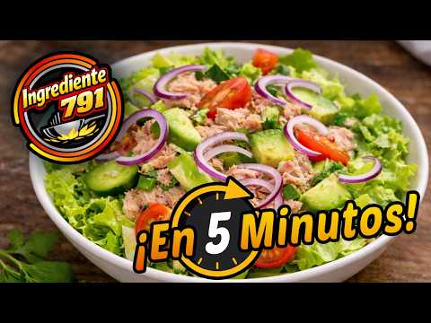 🥗 En 5 MINUTOS: La Receta de Atún más fácil para CUARESMA.