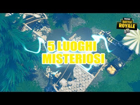 5 Luoghi misteriosi che dovreste visitare su fortnite