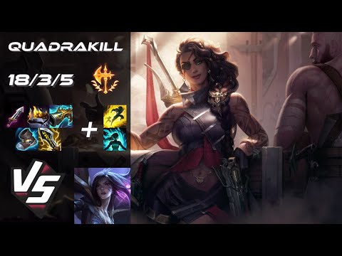 BOTTOM Samira vs Kai'Sa [QUADRAKILL] - EU Grandmaster
