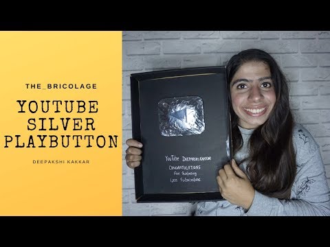 #youtubeawards2019india #youtubeplaybutton youtube silver playbutton