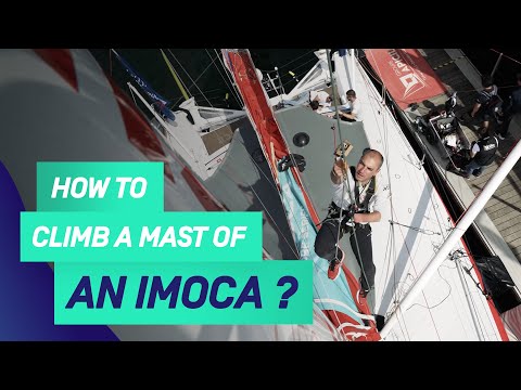 😲 How to climb the mast of an IMOCA?