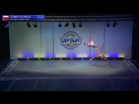 Doubles Maria Pineda & Maria Gonzalez of Venezuela -  Prelims 2017 World Pole Sports