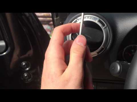 How to remove Jeep JK AC Vent (The Trick)! For paint!