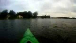 preview picture of video 'whitmore lake evening paddle w/carl'