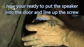 HOW TO INSTALL DOOR SPEAKERS PIONEER TS 676M